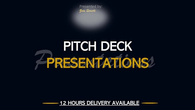 create a professional powerpoint presentation,powerpoint template or pitch deck