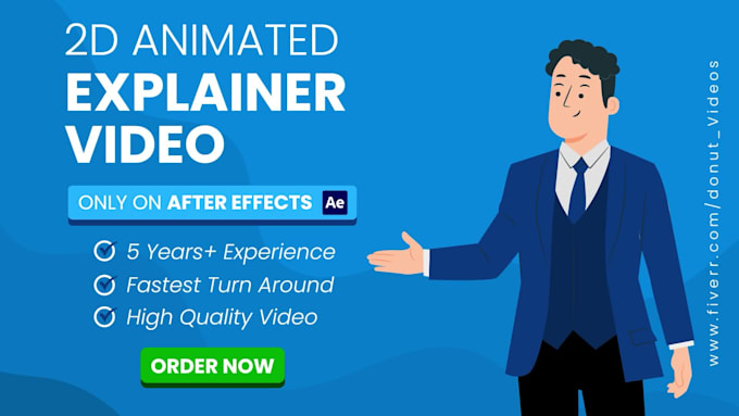 create a professional 2d animated explainer video