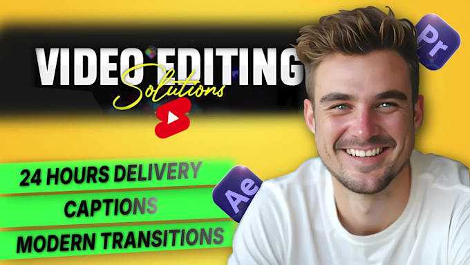 edit youtube talking head video, promo, short form with motion, quick delivery