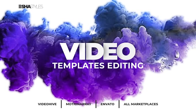 edit after effects or premiere pro video templates