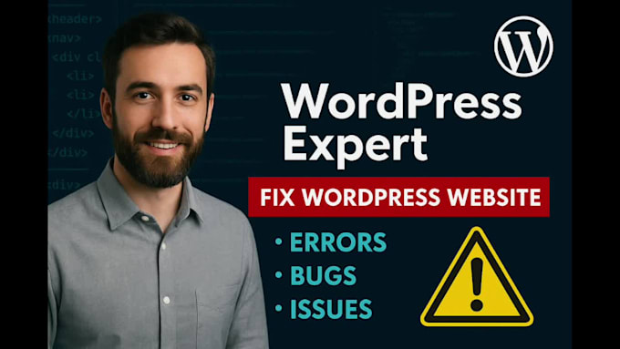fix wordpress bugs, remove malware, recover hacked site, and secure it