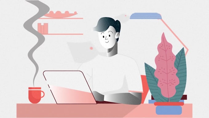 create a custom 2d animated explainer video