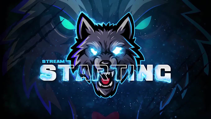 design animated custom twitch overlays,facecam and full stream