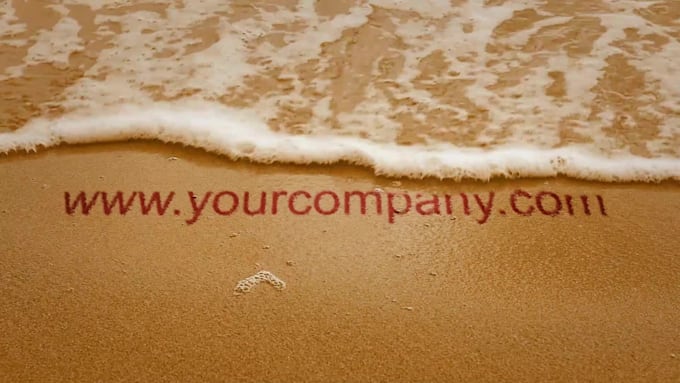 make beach logo animation or titles