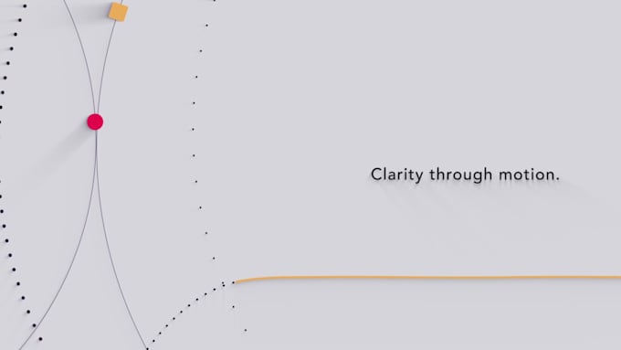 do minimal motion graphics explainer video or kinetic typography video