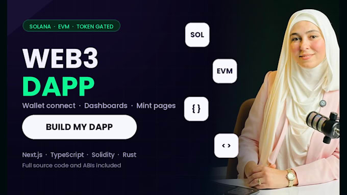 develop your solana dapp, token gated website or web3 game dashboard