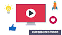 do engaging 2d animation explainer video  and infographic video with vyond