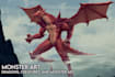 paint monster and creature art for you