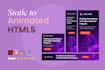 design dynamic animated HTML5 banner ads