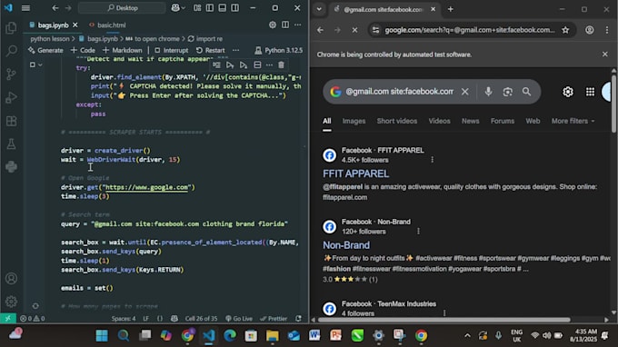 create python scripts for web scraping, automation, and data analysis