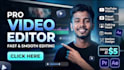 do professional youtube video editing, motion graphics, sfx