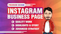 create instagram business page