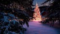 create HD winter and christmas relaxing music video for youtube