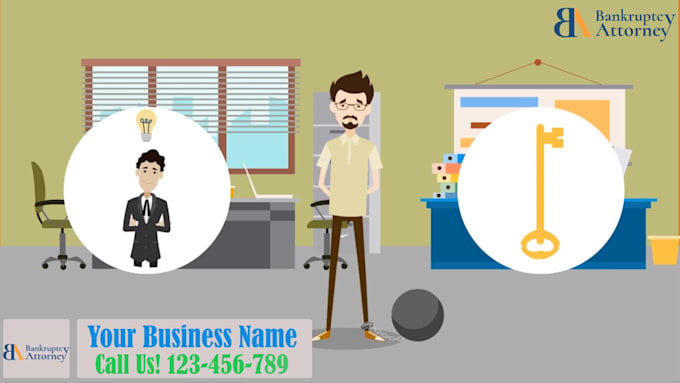 make a bankruptcy attorney or lawyer explainer promo video
