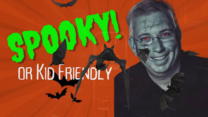 create a halloween video invitation or greeting
