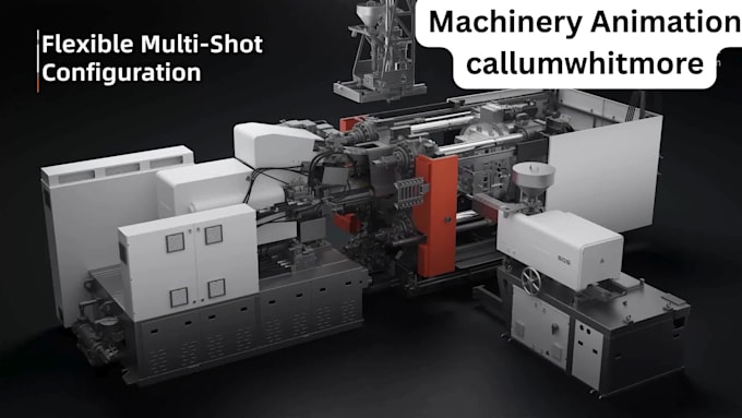 do 3d industrial animation machinery process mechanical equipment cad assembly