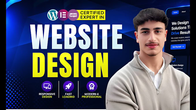 create a professional wordpress website, website design for local businesses