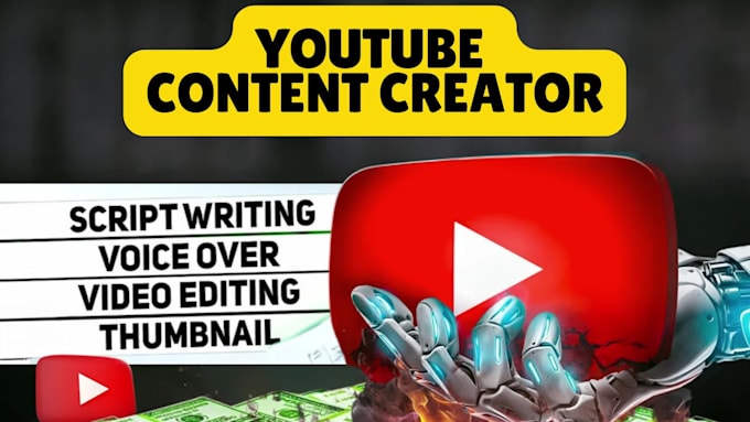 be your faceless youtube video editor and content creator