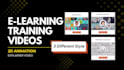 create full training courses and animated explainer videos