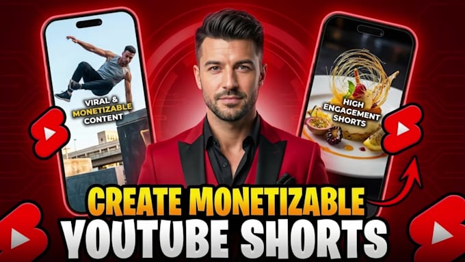 create high quality monetizable viral youtube shorts, instagram reels