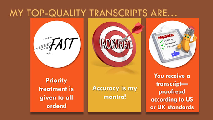 transcribe your english audio or video