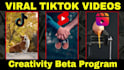 grow your tiktok account monetization organically for creativity program beta