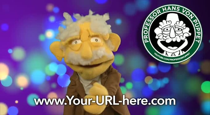 make a video with the best puppet on fiverr