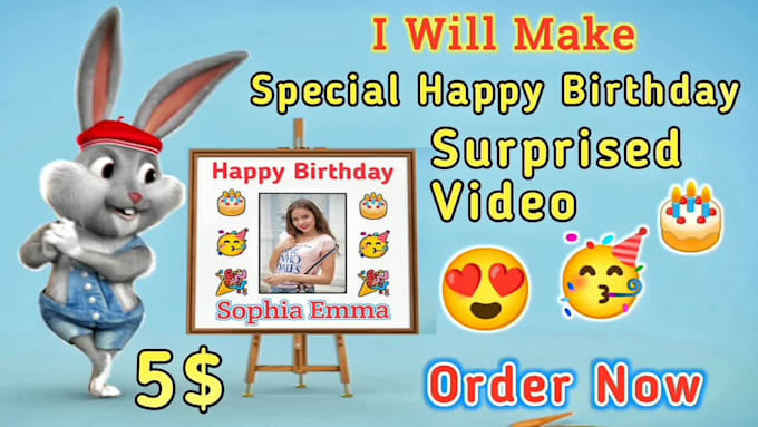 make happy birthday surprise video