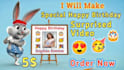 make happy birthday surprise video