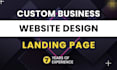 design modern business website and responsive landing page