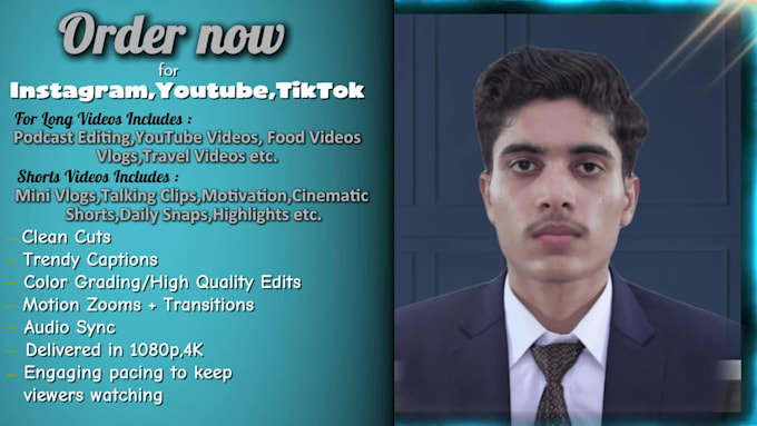 edit instagram reel,subtitles , cover,ugc video editor