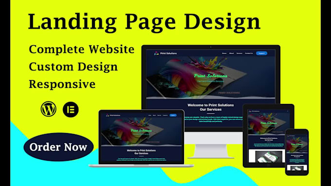 do wordpress landing page design to elevate your website