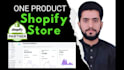 build high converting shopify dropshipping store or one product shopify website
