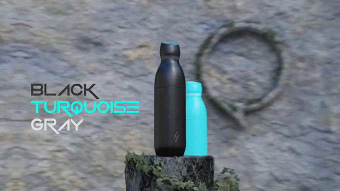 make bottle label design, bottle mockup, 3d product cosmetic,3d bottle animation