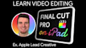 teach final cut pro video editing on ipad
