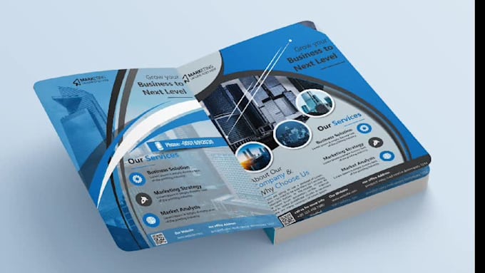 design a creative unique flyer for your business