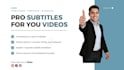 add animated subtitles for tiktok, reels, or youtube