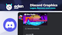 design an animated discord server banner, logo, and full branding kit
