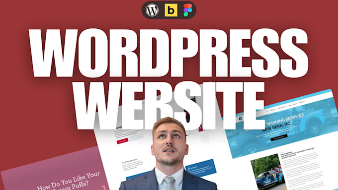 design, redesign, build your wordpress website, landing page, blog or shop