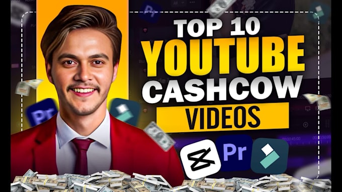 create faceless youtube video editing , social media video editing