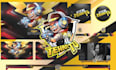 design an animated stream overlay for kick, twitch, youtube