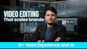 do professional video editing