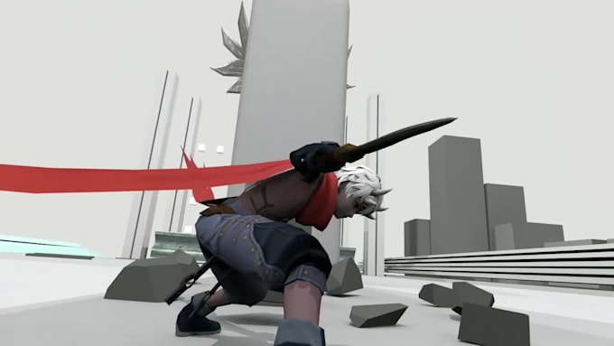 3d action game character animation,game combat,fighting,attack,sword animation
