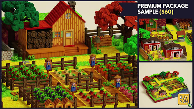 design a voxel art based on your request