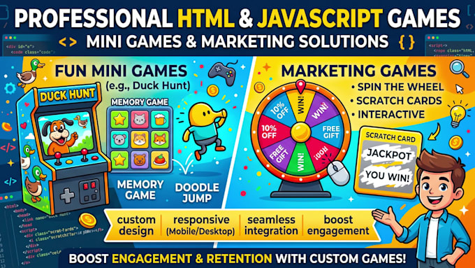 build responsive html5 games and converting playable ads