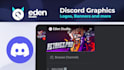 design an animated discord server banner, logo, and full branding kit