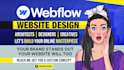 design, redesign webflow website, figma to webflow, webflow expert