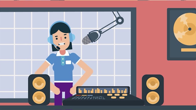 create a 2d animated explainer video