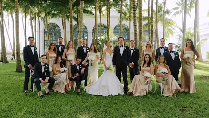 do cinematic wedding video editing, wedding highlight