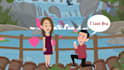 create romantic animated wedding invitation video